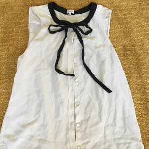 Babaton Aritzia Off-White Blouse